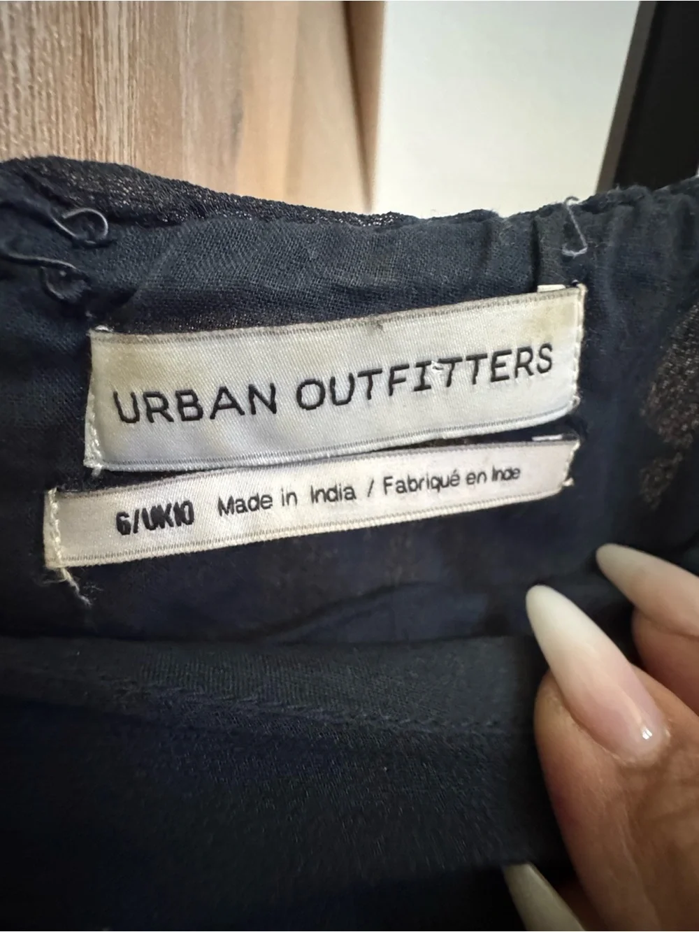Urban Outfitters Navy Floral Mesh-Trim Midi Dress - Picture 3 of 8